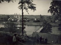 Kaunas old town from Aleksotas hill, 3rd decade of the 20th century. (Original is in KTU Library).