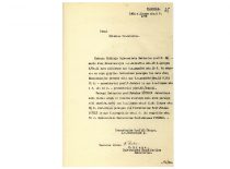 Prorektoriaus B. Čėsnio įsakymas apie rektoriaus M. Römerio ligą ir pavadavimą, 1934 m. (Originalas – KTU archyve)