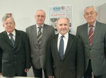 In 1995, the Prize of Kazimieras Baršauskas in the area of electronics by the Lithuanian Academy of Sciences is awarded to KTU scientists A. Voleišis, R. Šliteris, L. Mažeika, R. J. Kažys and K. Kundrotas (in the photograph: absent).