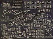 KPI inžinierių technologų 1960 m. laidos vinjetė. (Originalas – KTU muziejuje)