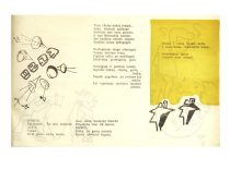 KPI art societies, including the theatre, described in witty poems in the publication “XVI KPI Trade Union Conference”, 1966. (The original is at KTU museum)