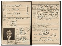 Passport of P. Lesauskis, 1940. (The original is in the family archive of P. Lesauskis)