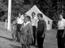 At the camp in Kapitoniškės, 1966.