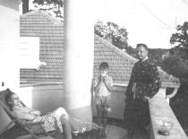 Lesauskiai family at home at Vaižganto St. 26, Kaunas, 1938. (The original is in the family archive of P. Lesauskis)