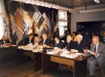 A. Vitkausko habilitacinės tarybos posėdis Rygos technikos universitete, 1999 m. sausio 14 d. (Iš prof. A. Vitkausko archyvo)