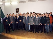 Studentų technikų vyrijos „Plienas“ susirinkime, 1998 m.