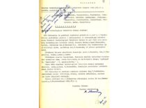 Minutes of the scientific council of KPI Faculty of Chemical Technology about the election of Assoc. Prof. K. Sasnauskas as the Dean, 1965 (the original photograph is at KTU Archive)