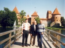 Prof. K. Sasnauskas in Trakai, 1993 (from Sasnauskai family archive)