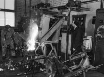 KPI Foundry Laboratory in the factory "Centrolitas", 1965 (the original photograph is at KTU Photo Archive)