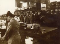 Workshop at the Higher School of Foundry Engineering in Paris, 1932–1933 (the original photograph is at KTU Museum)