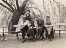 V. Babilius with Lithuanian students in Paris, 1933–1936 (the original photograph is at KTU Museum)