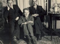 V. Babilius with his student friends, 1932–1936 (the original photograph is at KTU Museum)