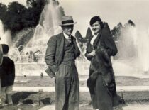 V. Babilius with his wife Eliza in Paris, 1936 (the original photograph is at KTU Museum)