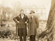 V. Babilius with a friend in Paris, 1933–1934 (the original photograph is at KTU Museum)