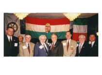 Prof. S. Masiokas at the Rotary Club Conference in Budapest, 1999 (archive of Prof. S. Masiokas)