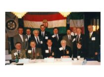 Prof. S. Masiokas at the Rotary Club Conference in Budapest, 1999 (archive of Prof. S. Masiokas)