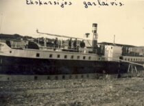 Brothers Sasnauskai on a steamboat excursion, 1937 (from Sasnauskai family archive)