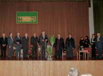 At the celebration of the 50th anniversary of the establishment of the University of Lithuania and the Faculty of Electrical Engineering, 1997 (KTU Photo Archive, photograph by J. Klėmanas)