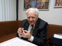 Prof. S. Masiokas at KTU Veteran Club “Emeritus”, 2021 “Emeritus” club party, 2017 (photograph by J. Klėmanas)