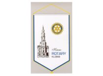 Small flag of Kaunas Rotary Club (archive of Prof. S. Masiokas)