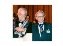 The Charter (No. 29780) was awarded to Kaunas Rotary Club once again at the Town Hall on 12 December 1993 (archive of Prof. S. Masiokas)