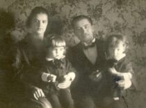 Sasnauskai family in Telšiai, 1925 (from Sasnauskai family archive)