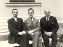 Prof. S. Kolupaila with colleagues, 1936 (original photograph is at KTU Museum)