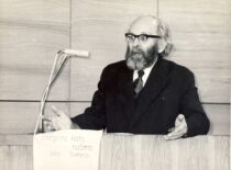 L. Kaulakis at the department, 1983 (the original photograph is at KTU Museum)