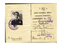 Athlete certificate of Kęstutis Sasnauskas, 1938 (from Sasnauskai family archive)