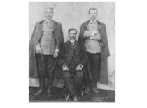 D. Eiduko tėvas Juozas, senelis Jonas ir dėdė Vincas 1914 m. (Akad. D. Eiduko archyvas)