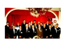 Inauguration evening for the restoration of Kaunas Rotary Club at the restaurant “Metropolis”, 11 December 1993 (archive of Prof. S. Masiokas)