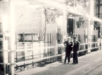 Prof. S. Kolupaila on his trip to the USA, 1936 (original photograph is at KTU Museum)