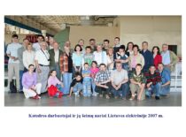 Employees of the department and their family members at the Lithuanian power plant, 2007 (archive of Prof. S. Masiokas)