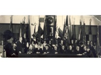 Celebration of the 10th anniversary of the academic section of the Vilnius Liberation Union in the university hall, March 13, 1938 (L. Kudarienė family archive)