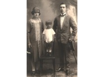 Marija and Stasys Jakimavičiai with their firstborn son Česlovas, 1926. (Prof. Č. Jakimavičius family archive)