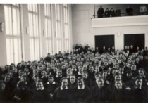 Recollection of the academic year 1939&ndash;1940 at Raseiniai Gymnasium. (E. Grinienė family archive)