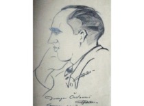 Portrait of Č. Jakimavičius painted by his friend V. Panava, 1948. (Prof. Č. Jakimavičius family archive)