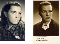 Portraits of Elena Grinienė, 1950&ndash;1960. (E. Grinienė family archive)