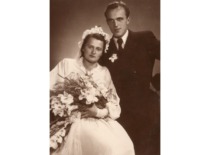 Wedding of Lidija Smilgytė and Česlovas Jakimavičius, 18 August 1951. (Prof. Č. Jakimavičius family archive)