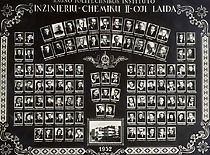 Vignette of the KPI chemists class of 1952. (E. Grinienė family archive)