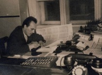 Č. Jakimavičius &ndash; Vice-Dean of KPI Faculty of Mechanics, 1962. (Prof. Č. Jakimavičius family archive)