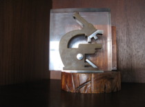 A gift from KPI Department of Wood Technology to the Head Assoc. Prof. Č. Jakimavičius, 1967. (KTU Museum)