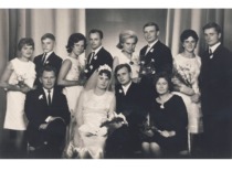The wedding of Antanas Žiliukas and Irena Radvilaitė, 1968 (Prof. A. Žiliukas family archive)