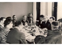 Visit to KPI by a delegation from Erfurt, 1968. (KTU Museum)