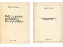 Textbooks by J. Bau&scaron;is and A. Žiliukas, 1971&ndash;1973 (KTU Museum)