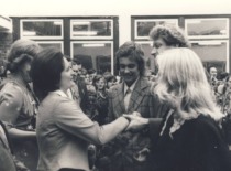 I. Leliūgienė's first day at Palemonas Secondary School, 1976 (Prof. I. Leliūgienė's personal archive)