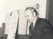 Doc. A. Žiliukas defends his doctoral (now habilitated doctoral) dissertation at the S. Korolev Aviation Institute in Samara, 1989 (Prof. A. Žiliukas family archive)