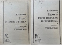 Educational books by Prof. E. Grinienė, 1990. (KTU Library)
