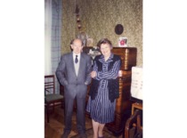 Elena and Algirdas Griniai at home in Kaunas, 1994. (Prof. E. Grinienė family archive)