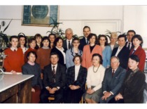 Team of the Department of Food Product Technology at KTU Faculty of Chemical Technology, 1997. (E. Grinienė family archive)